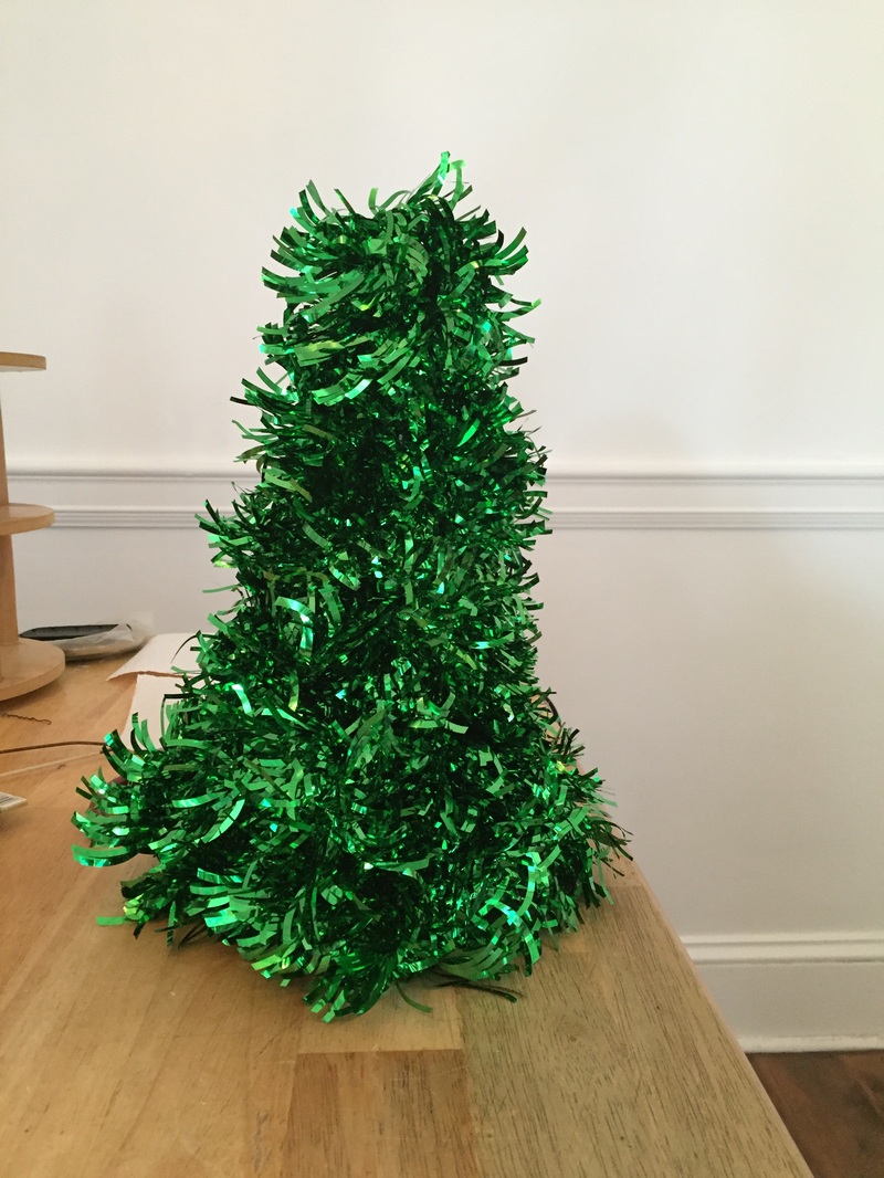 DIY Tabletop Christmas Tree Step 6