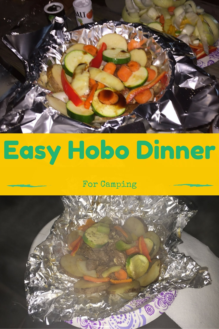 Easy Hobo Dinner for Camping | Foil Packet Meal