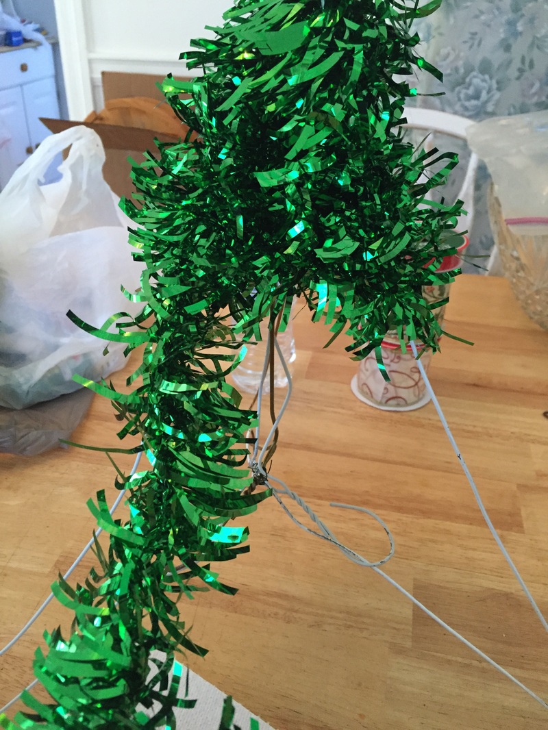 DIY Tabletop Christmas Tree Step 4