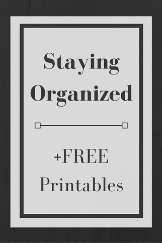 Staying Organized with Free Printables