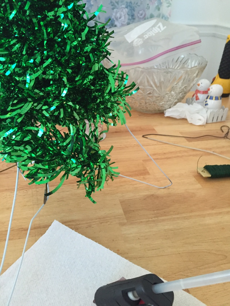 DIY Tabletop Christmas Tree Step 5