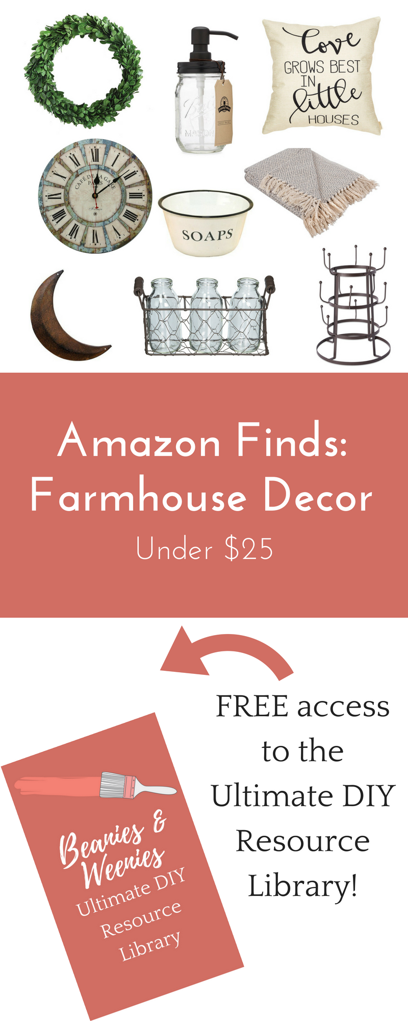 Amazon Finds: farmhouse decor for under $25