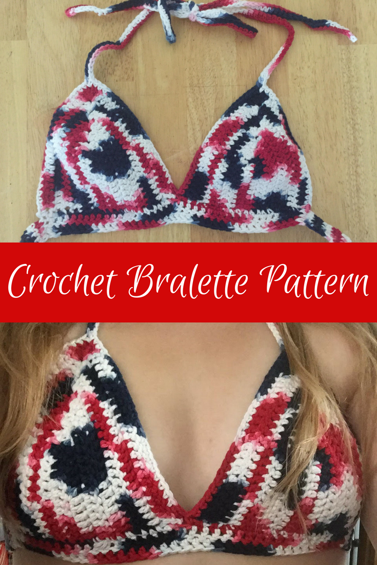Crochet Bikini Bralette Pattern