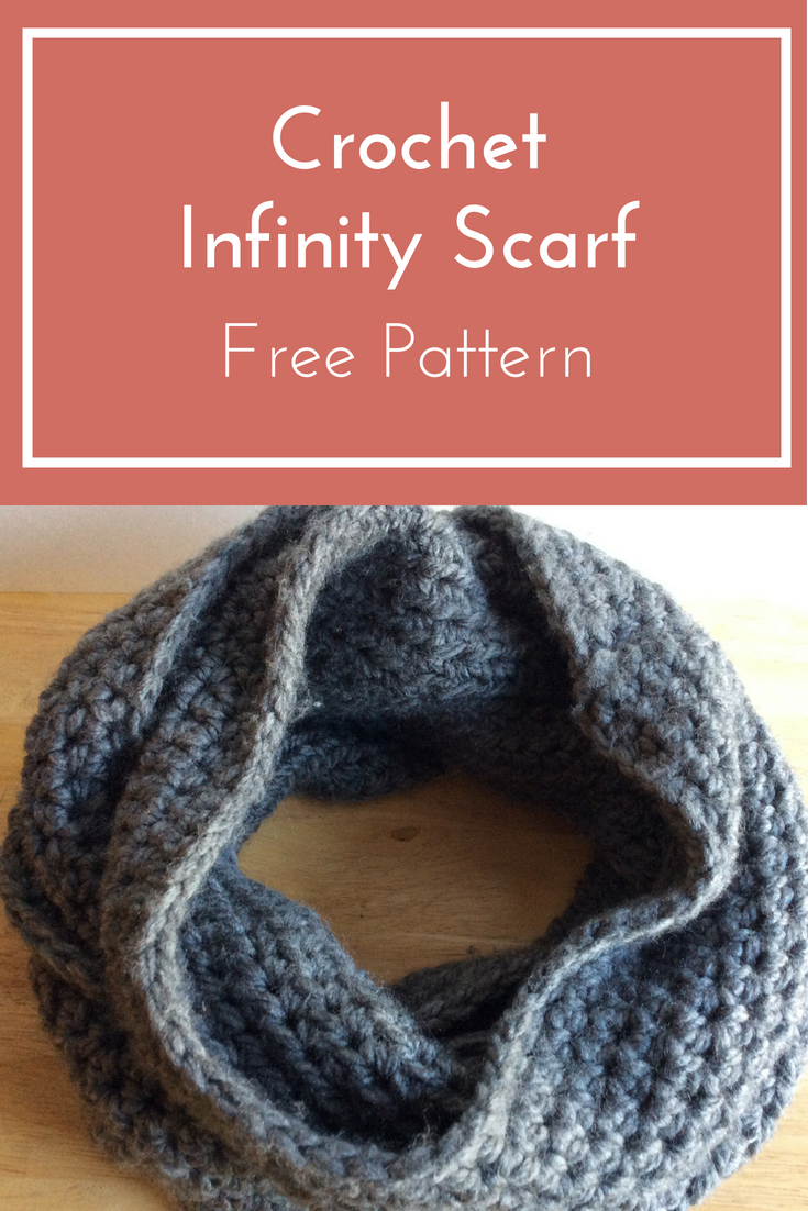 Crochet Infinity Scarf free Pattern