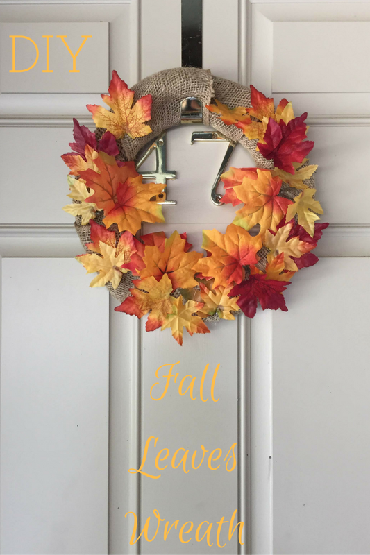 DIY Fall Leaves Wreath