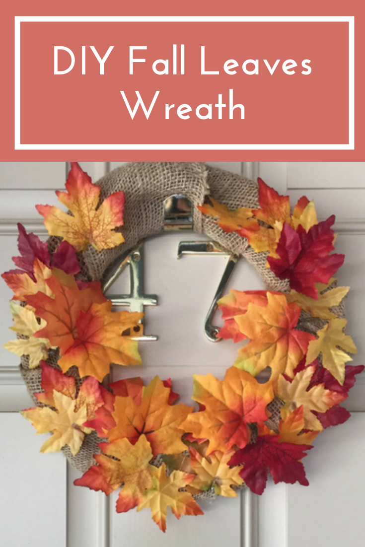 DIY Fall Leaves Wreath