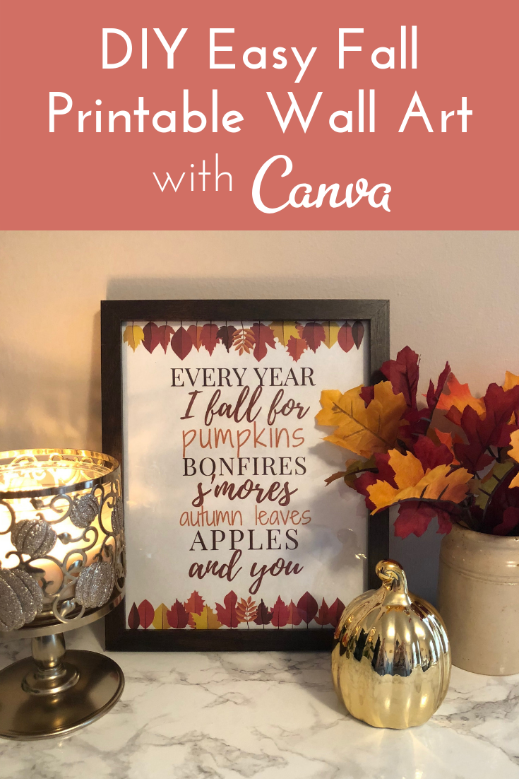 DIY Fall Printables with Canva