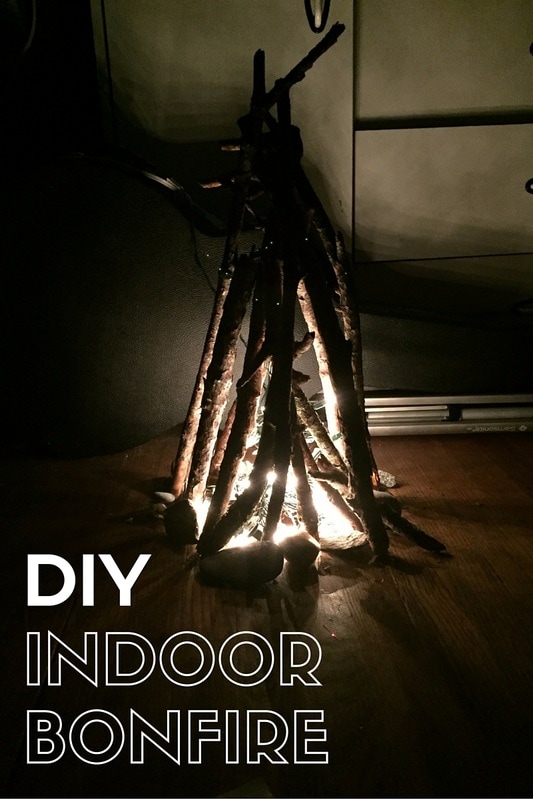 DIY Indoor Bonfire