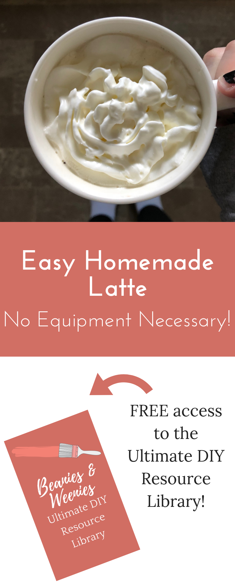 Easy Homemade Latte No Equipment Necessary