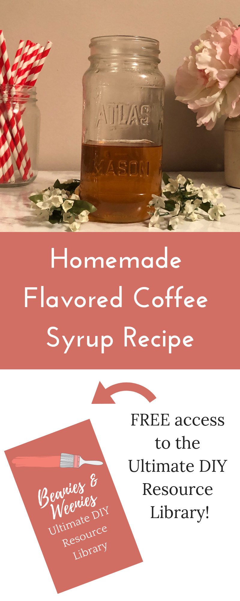 Homemade Flavored Coffee Syrup Recipe