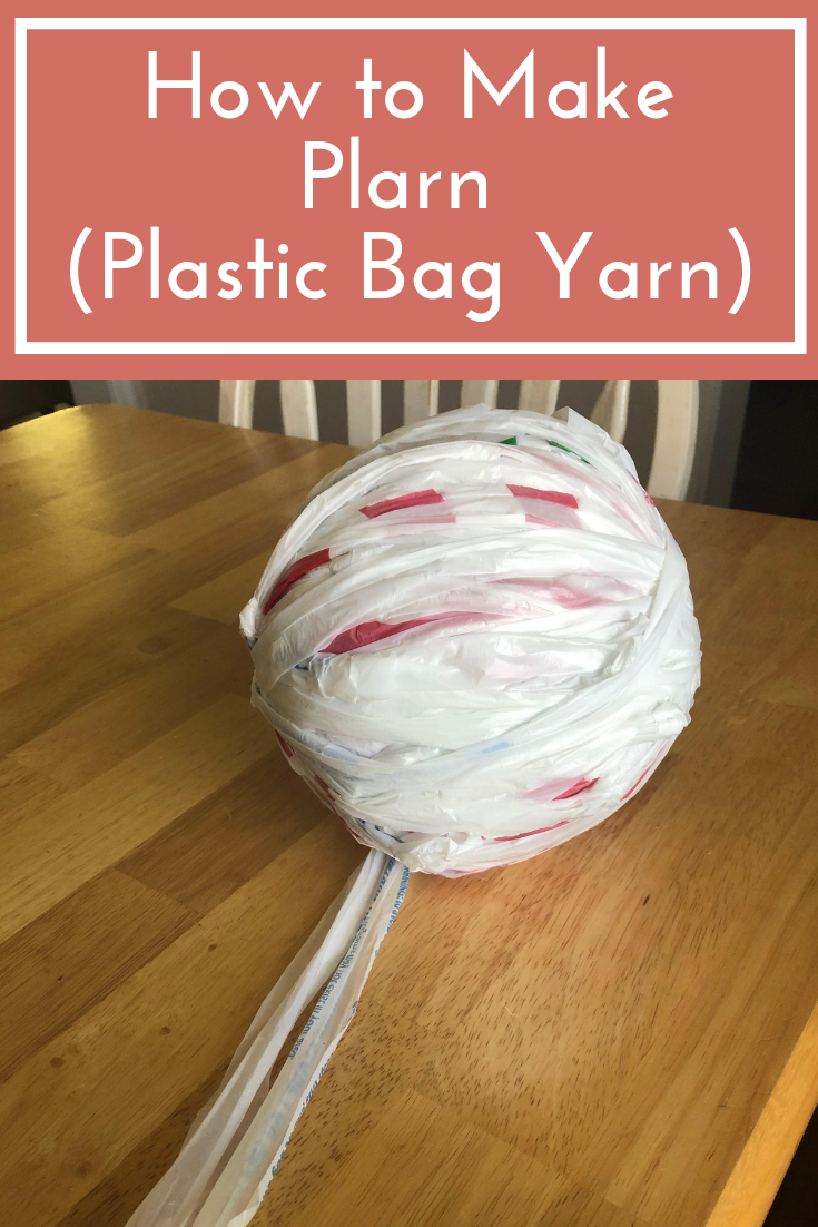 how to make plarn (plastic bag yarn)