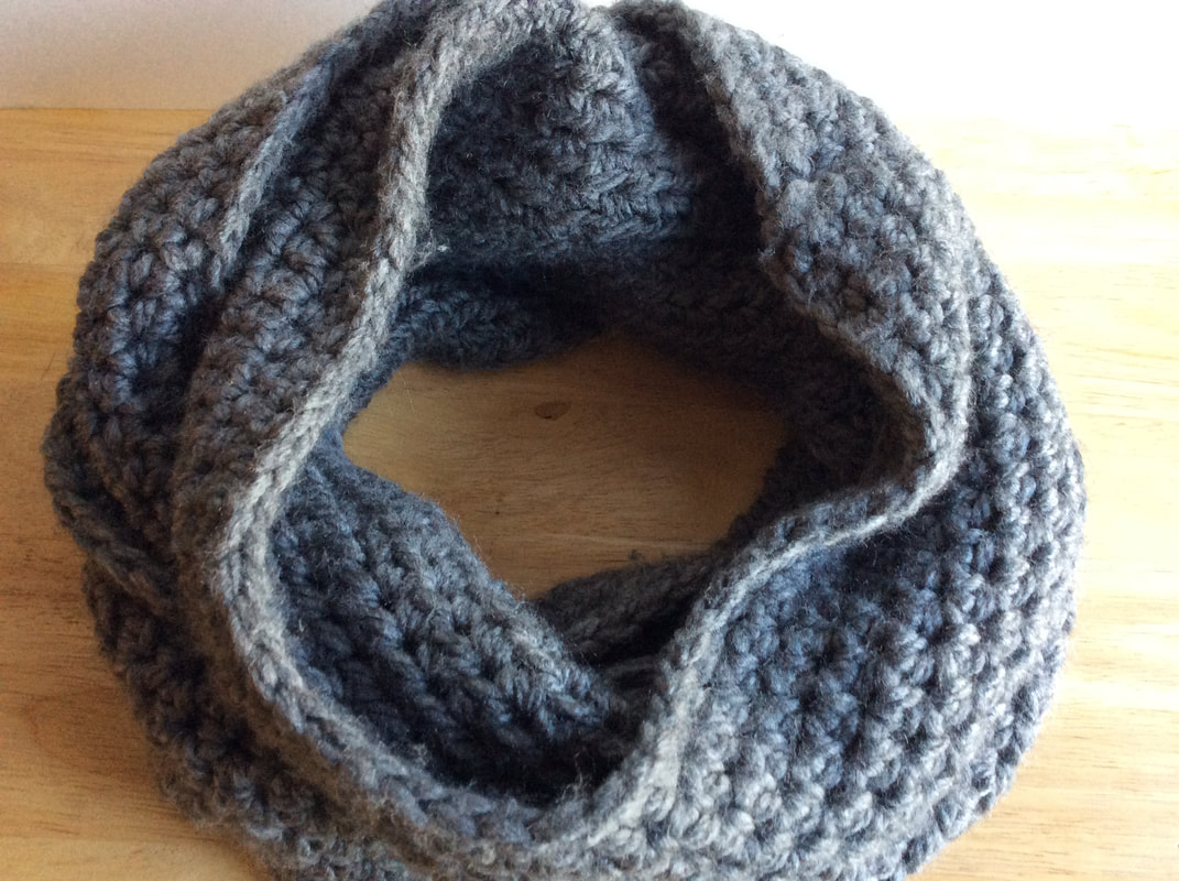 Crochet, Infinity Scarf, Scarf, Cowl, Handmade, Homemade, Craft, Winter, Cold Weather, Warm