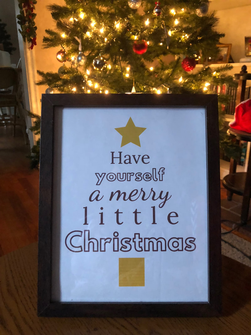 Easy DIY Christmas Printable Wall Art with Canva