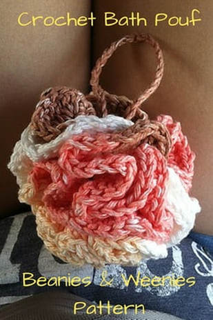 crochet bath pouf pattern