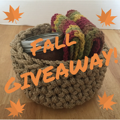 crochet fall gift basket giveaway