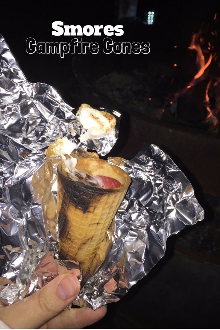 Smores Campfire Cones Recipe